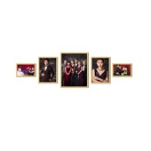 洗照片墙面装 饰挂墙相框 7寸照片墙组合客厅宿舍挂件摆设免打孔