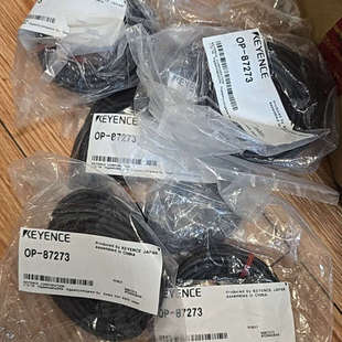未拆封包 87273现货数量多 议价基恩士全新原装 传感器线缆OP