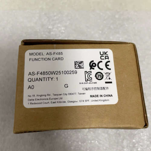 议价台达AS-F485通讯卡，未使用，原包装盒配件齐