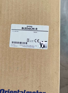 全新OrientaLmotor东方驱动器 BLED6CM-R议价