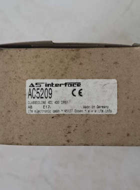 议价IFM易福门模块AC5209 数量2个议价议价AC5209