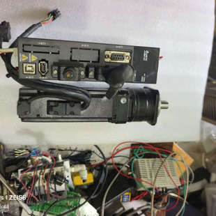 议价台达A2伺服400W带刹车减数头驱动电机一套，型号:ASD-