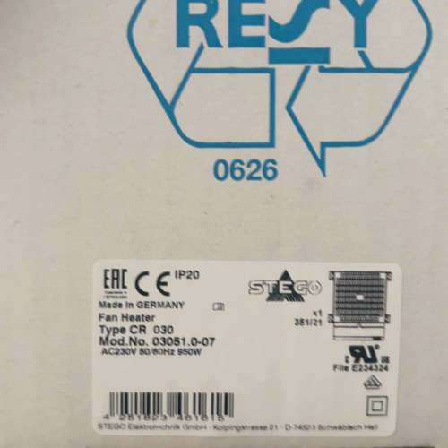 议价STEGO德国原装风扇加热器 CR030 950W