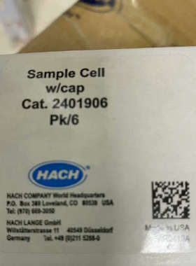 议价哈希 DR900 25毫升圆形比色池 2401906，含税含