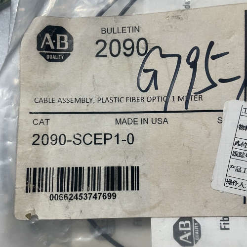 AB光纤，2090-SCEP1-0，1米线，库存2根，包装袋议价