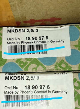 菲尼克斯端子 MKDSN 2,5/3  1890976议价