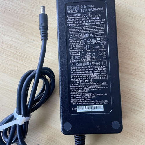 议价台湾明纬GST120A20-P1M电源适配器120W20V6