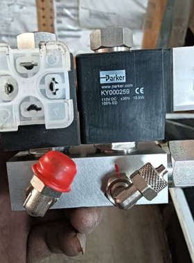 议价派克PARKER电磁阀，型号KY000259，110V DC