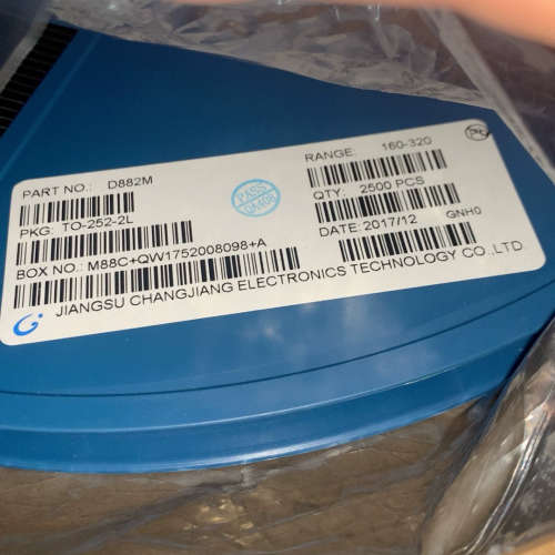 全新原装长电 D882M TO-252-2L NPN晶体管议价