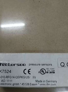 议价全新易福门 IFM PK7524 现货*