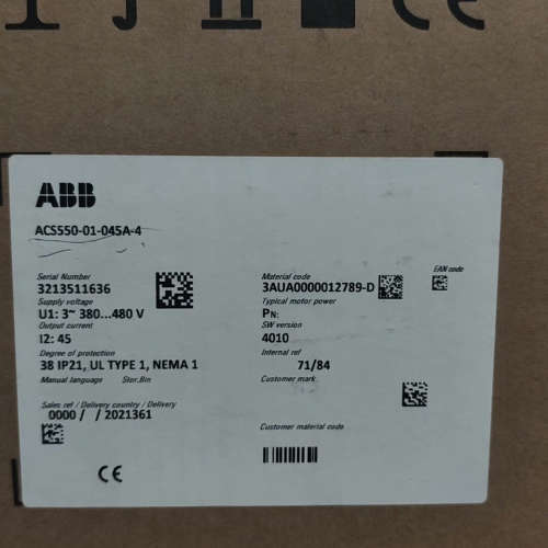 议价ABB变频器 ACS550-01-045A-4  全新原装正
