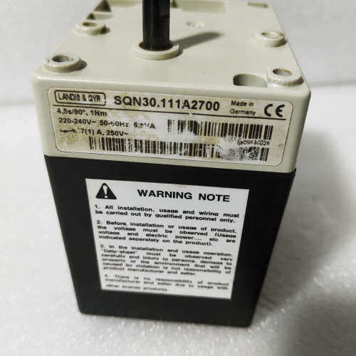 拆机德国进口原装LANDIS&GYR燃烧机风门执行器SQN3议价