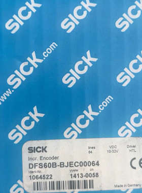 议价德国SICK西克编码器DFS60B-BJEC00064，全新