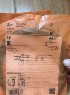 议价O6E204.  ifm易福门原装进口传感器06E204