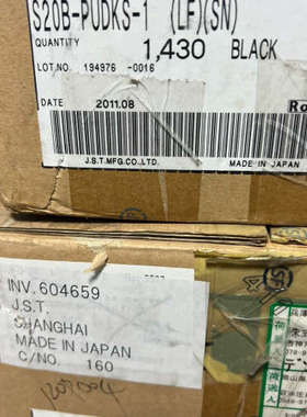 JST全新原装连接器 S30B-PUDKS-1 数量有990议价