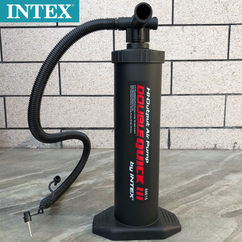 INTEX68615双向手动充气筒大型手拉气泵充气抽气双功能户外野营