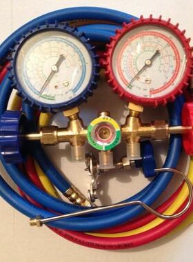 R12R22R502manifoldgauge铜双表阀雪种表冷媒表CT536