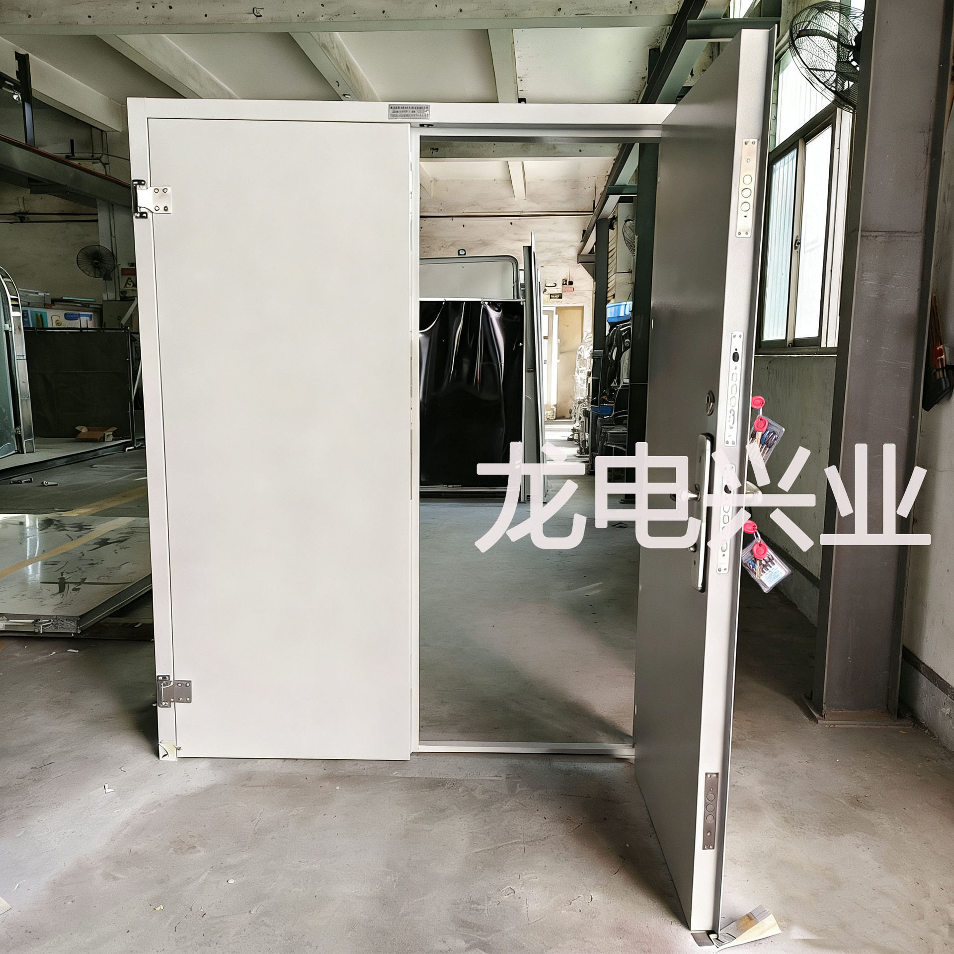 甲级防火防爆双机械锁防盗门