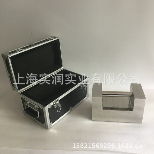 F1F2M1等级锁形不锈钢砝码20kg标准砝码25公斤带铝盒手提式法码
