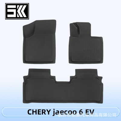 适用于CHERY Jaecoo 6 EV 2024-2025右舵3D全天候材质XPE脚垫
