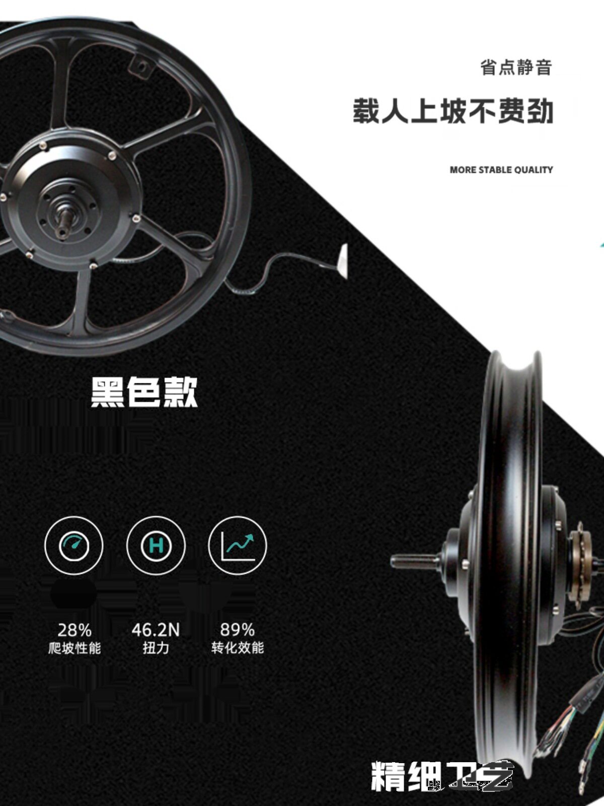 16寸折叠锂电无刷一体轮电动车