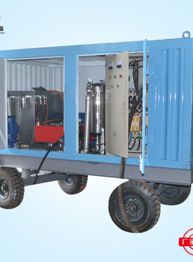 100Mpa电驱动高压水射流清洗系统GYB-3化工厂水垢冷水清洗机