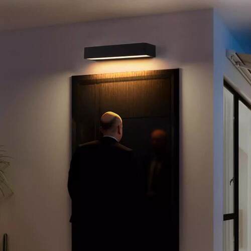简约风北欧户外防水壁灯门头灯LED铝材阳台过道客厅卧室床头壁灯