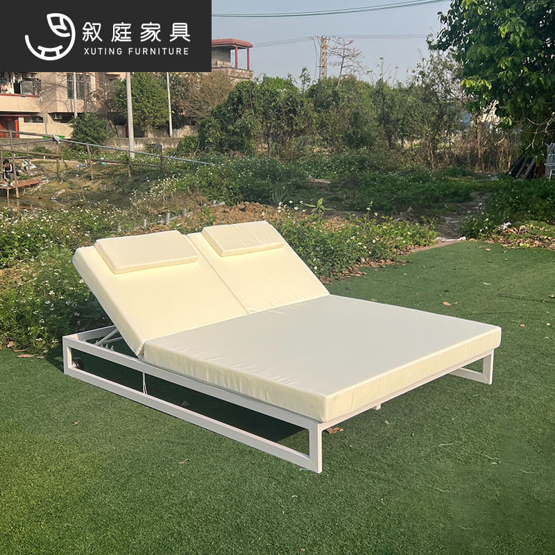 户外铝合金躺床沙发庭院阳台