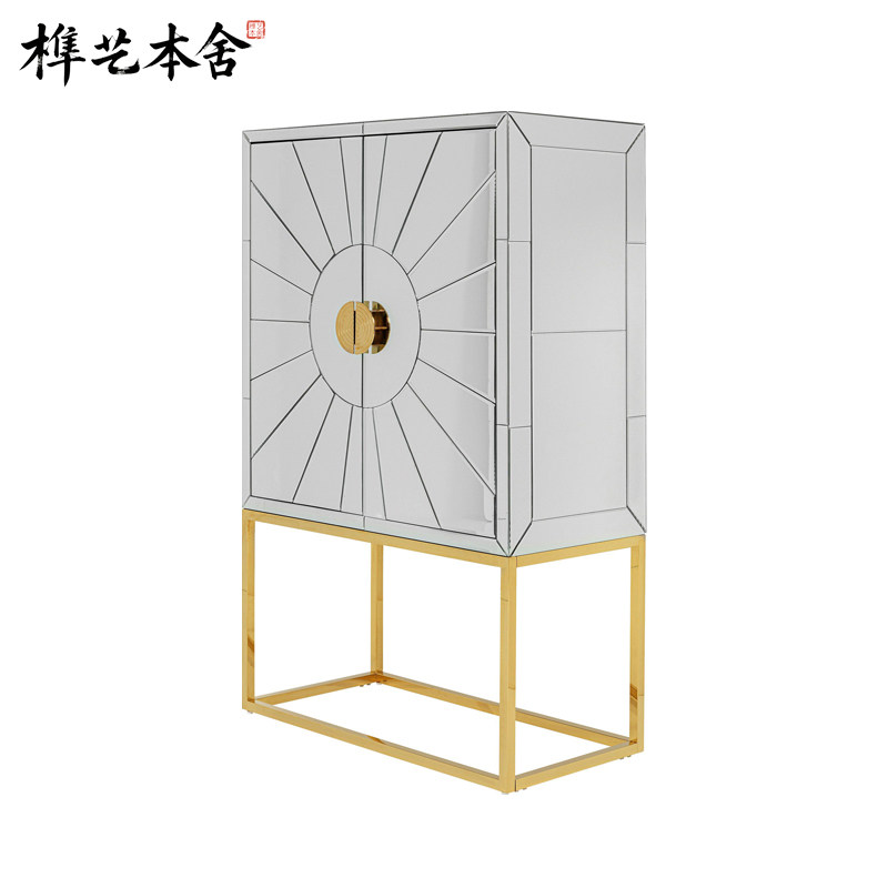 意式艺术设计样板间餐边柜