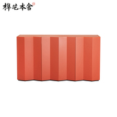 榫艺本舍 家用客厅餐边柜 727锯齿风格 北欧轻奢设计感大平层 Z24