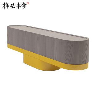 榫艺本舍/ 北欧高级大平层 HUGO SIDEBOARD 客厅样板间置物电视柜