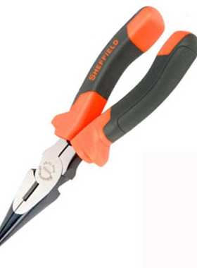 钢盾SHEFFIELD S042001 重型省力偏心尖嘴钳 6英寸