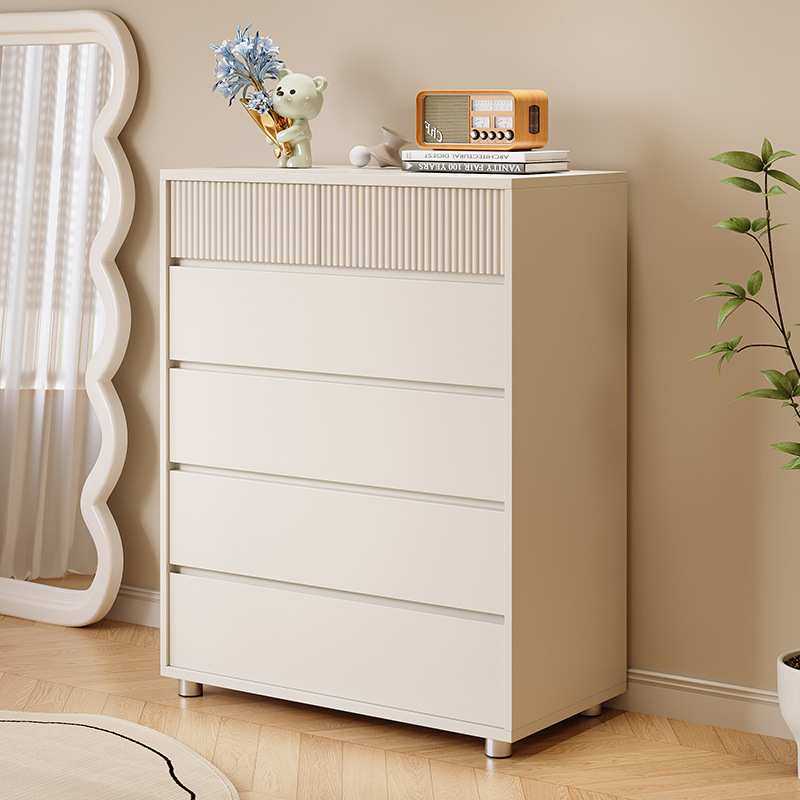奶油风五斗柜卧室抽屉柜床尾置物柜客厅靠墙储物柜六八斗柜收纳柜,3C数码配件,USB灯,淘宝优惠券,粉丝福利购,淘宝优惠卷