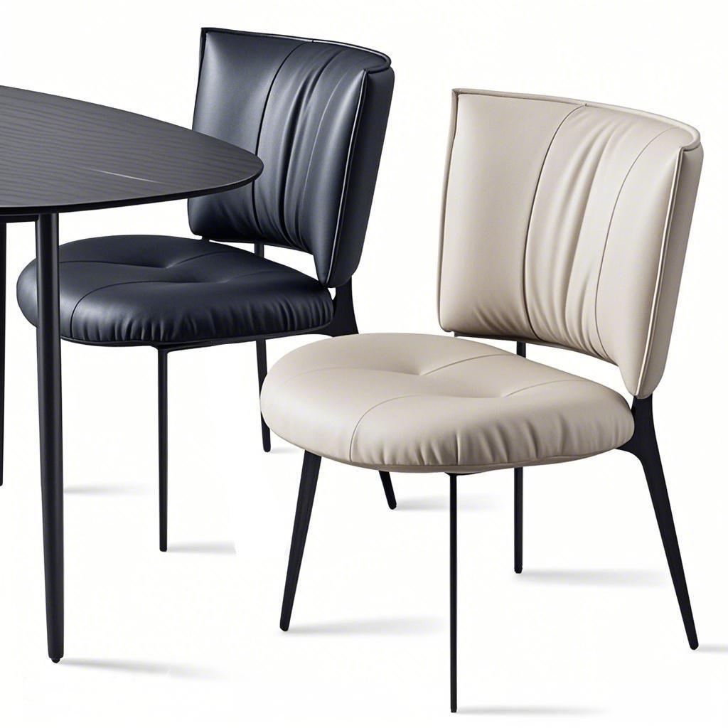 3159-9289餐椅家用新款酒店高端商务咖啡厅洽谈样板间轻奢靠背软