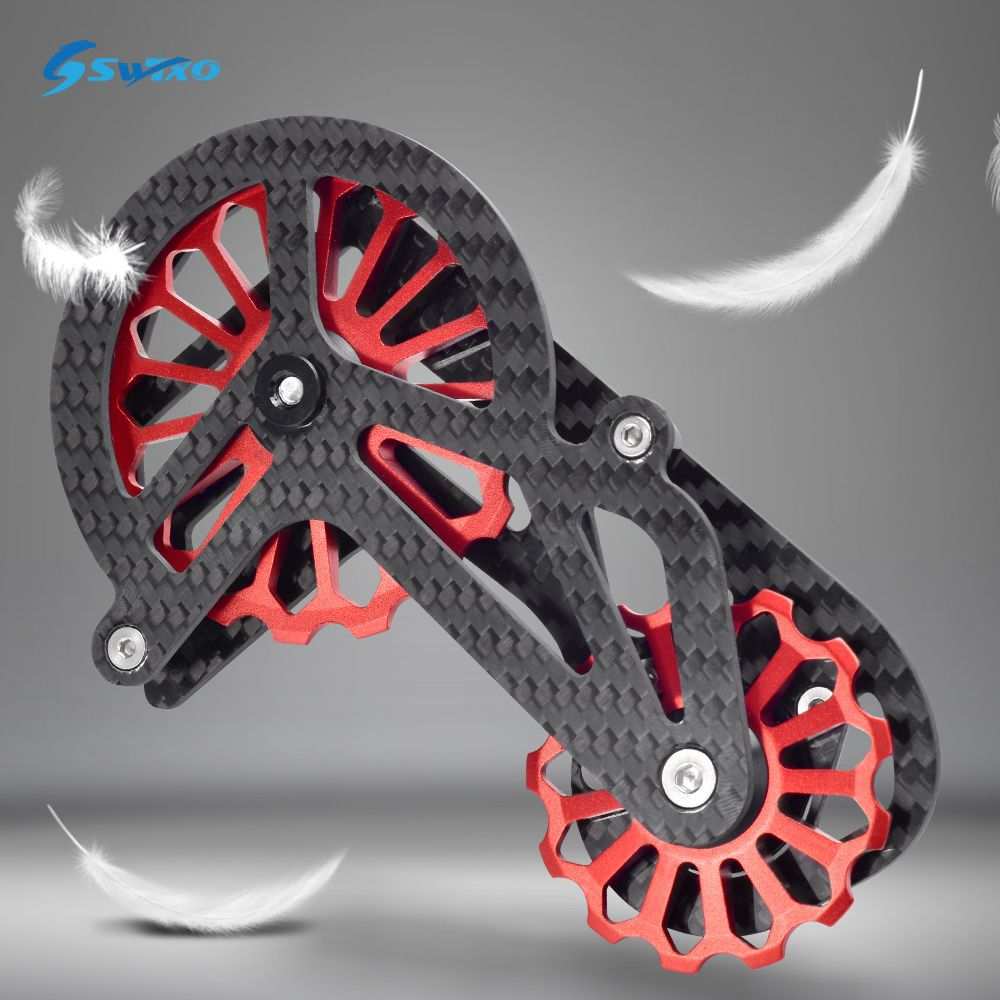 公路车碳纤维大导轮5800 6000 7000 8000 9000大鸡腿后拨导轮