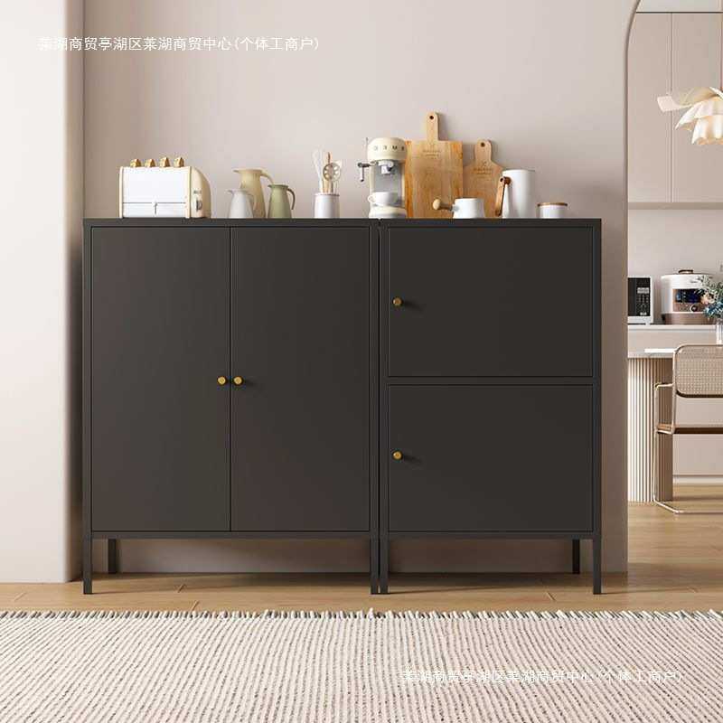 铁艺餐边柜储物柜落地铁皮柜家用客厅超薄收纳柜阳台防晒杂物柜子,3C数码配件,USB灯,淘宝优惠券,粉丝福利购,淘宝优惠卷