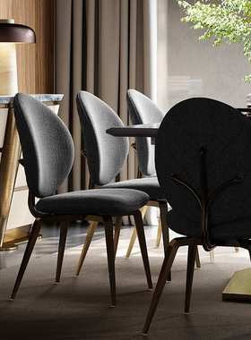 TY吧椅10号TAZA 意式极简家用餐椅 别墅全屋搭配餐厅系列 现代轻