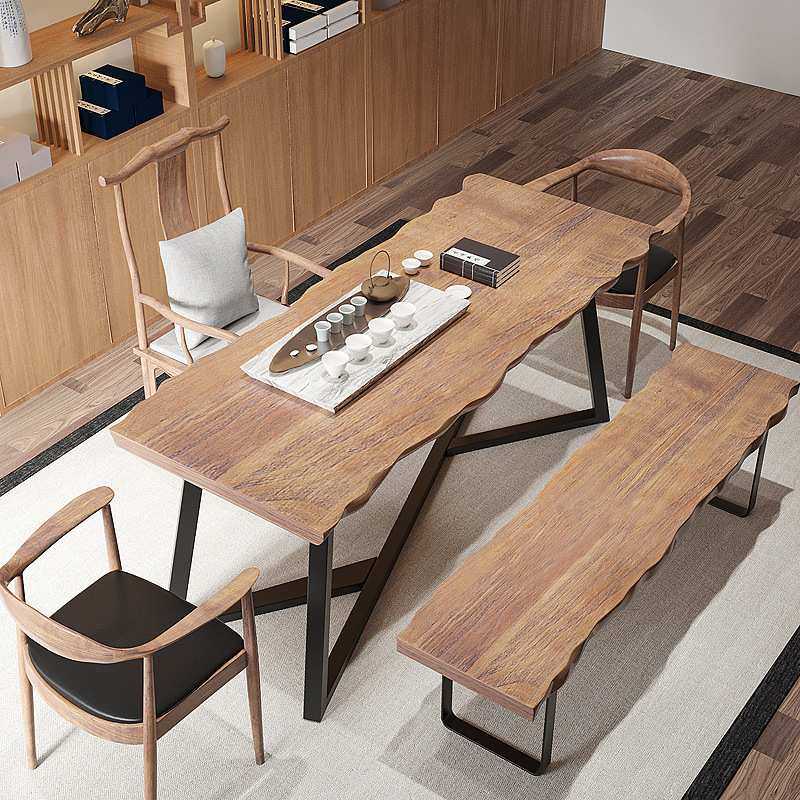 新中式禅意茶台实木大板桌子洽谈会议办公泡茶组合书桌一体工作台,3C数码配件,USB灯,淘宝优惠券,粉丝福利购,淘宝优惠卷