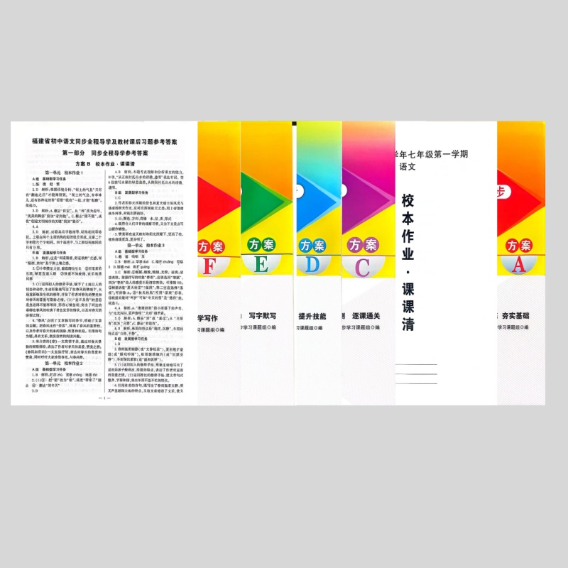 2025秋全程导学七年级上册福建