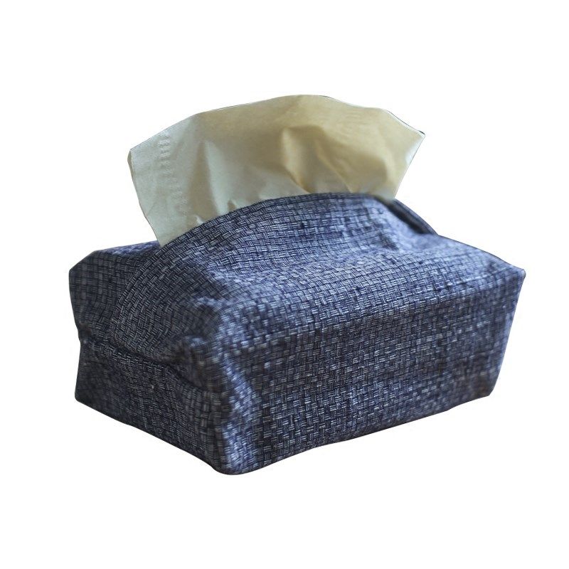 不梵 日式复古手工手织布老粗布B土布艺抽纸盒大号客厅茶桌纸巾袋,收纳整理,纸巾套,淘宝优惠券,粉丝福利购,淘宝优惠卷