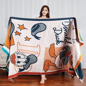 纱布浴巾家用纯棉吸水速干儿童大人卡通可爱洗澡巾女2U023新款 全