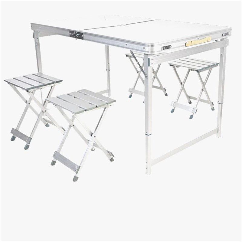 折叠桌子户外便携批n发旅行野餐桌椅套装夜市摆摊家用铝合金折叠