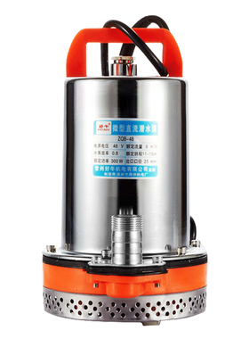 抽水泵12V直流潜水泵农用灌溉48V水泵电动车家用60VZ小型抽水机