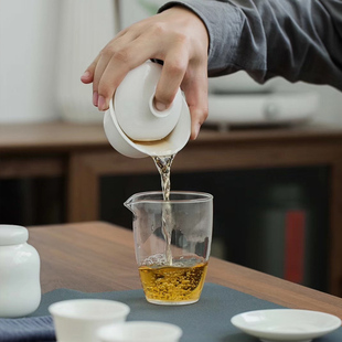 一九茶舍 茶艺教学套组德化白瓷陶瓷旅行M茶具套装便携包功夫茶具