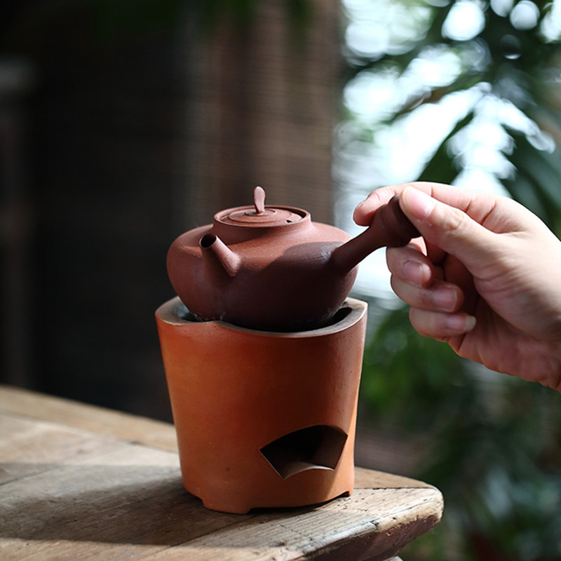 一人喝茶迷c你小火炉潮州手工红泥炭炉烧水砂铫小炭炉煮茶炉迷你,餐饮具,煮茶炉,淘宝优惠券,粉丝福利购,淘宝优惠卷