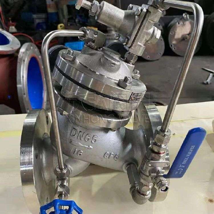 AX742X隔膜式泄压持压阀 QT4500 大口径 调压 水用 欣弘阀门液化
