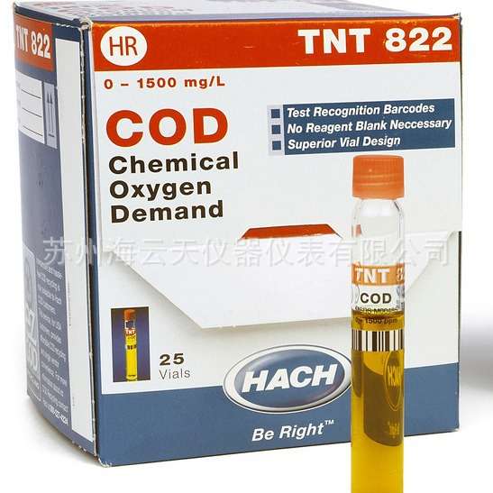TNT822标准法化学需氧量（CODCr)20-1500  COD 25支/盒 包邮