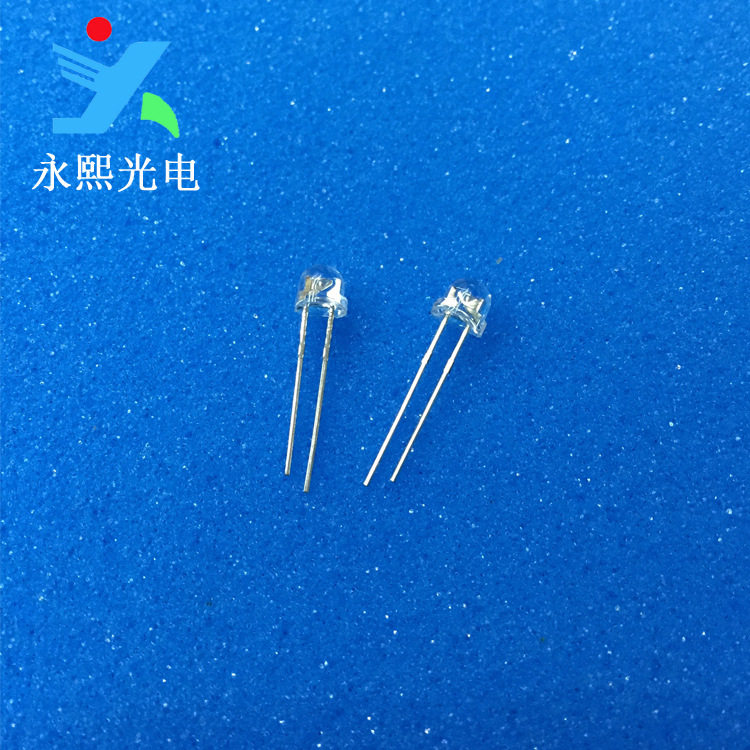 5MM草帽紫灯短脚白发紫led发光二极管 f5紫色灯珠 紫光