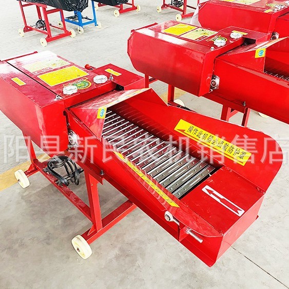 电机柴油机带动铡草揉丝机一体机鲜草杂草玉米秸秆粉碎机切碎机