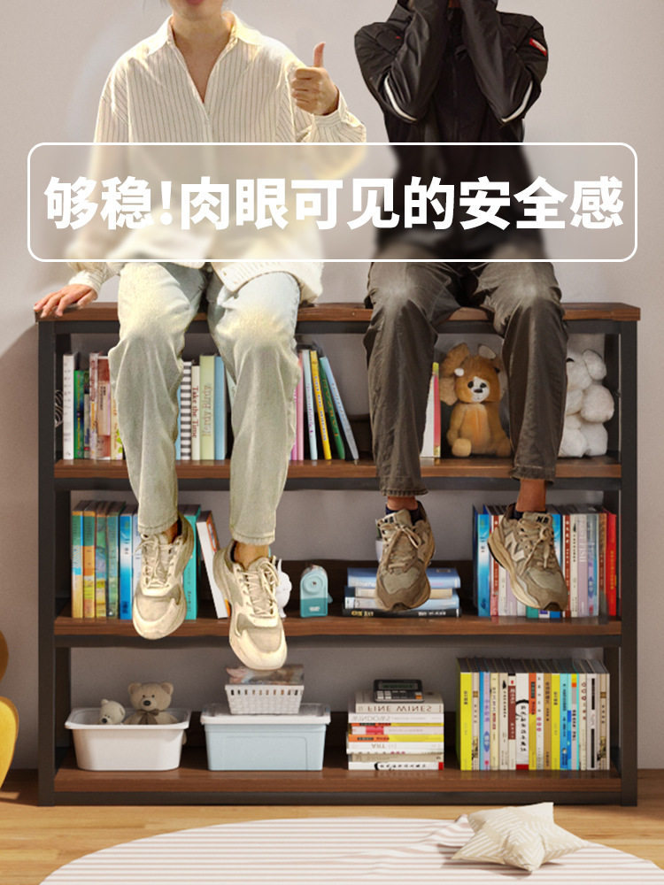 书架落地桌面墙角置物架多层收纳架卧室靠墙飘窗展示柜办公室架子